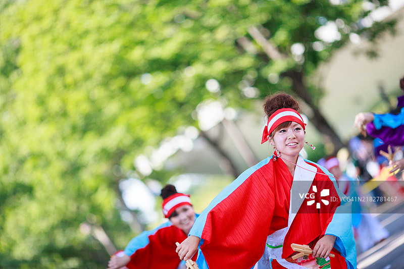 原宿表参道超级よさこい节图片素材