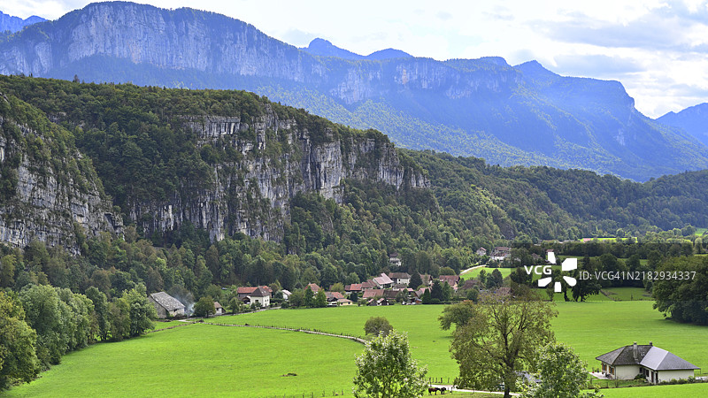 从法国伊斯特尔到瑞士日内瓦的景观图片素材