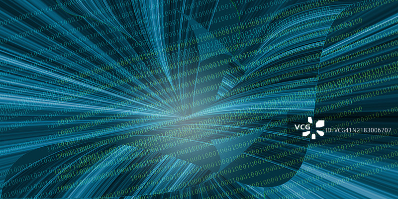 直线、曲线和数字图片素材