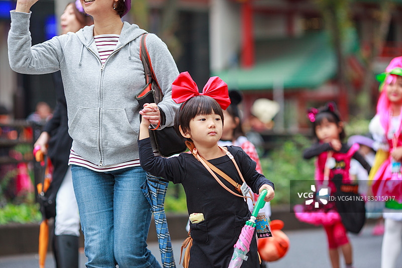表参道万圣节南瓜游行图片素材