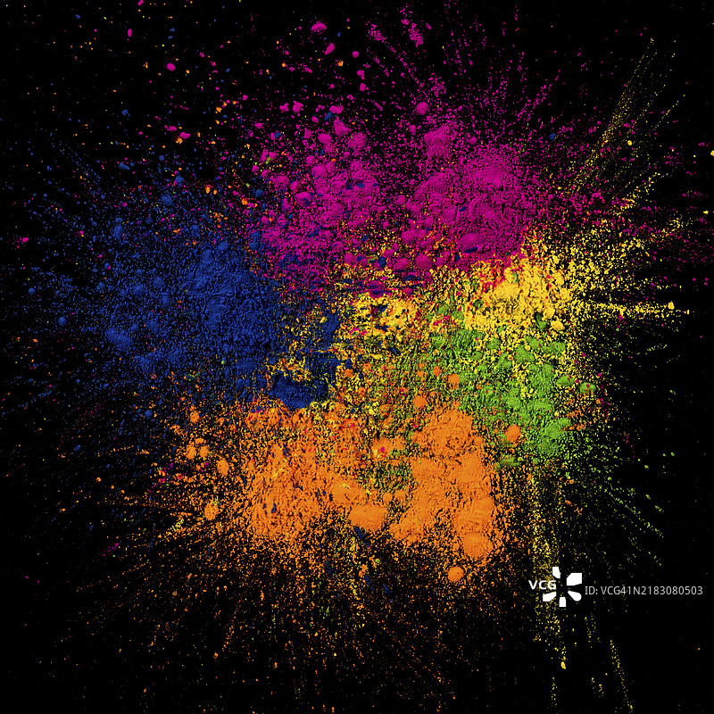 明亮的拉贡利颜色铺成的背景特写图片素材