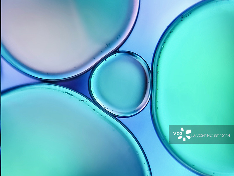 液体的全景拍摄图片素材