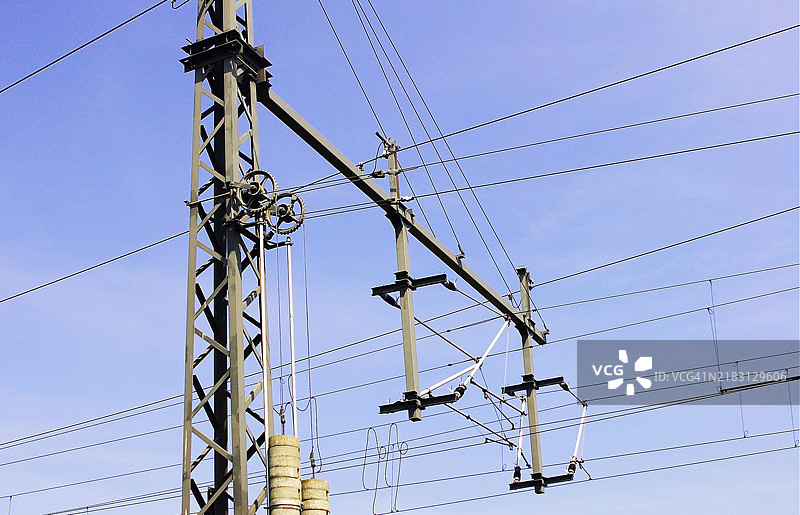 铁路接触网图片素材