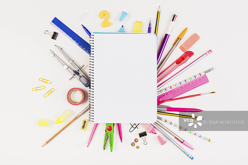 文具绘图工具的组合图片素材