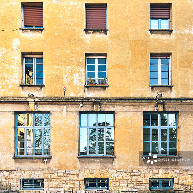 老建筑的窗户图片素材