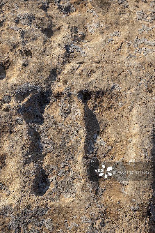 土耳其尚利乌尔法的索马塔尔岩石上的摩西雕像图片素材