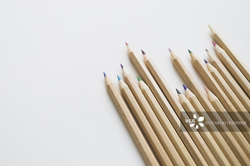 彩色铅笔集合图片素材