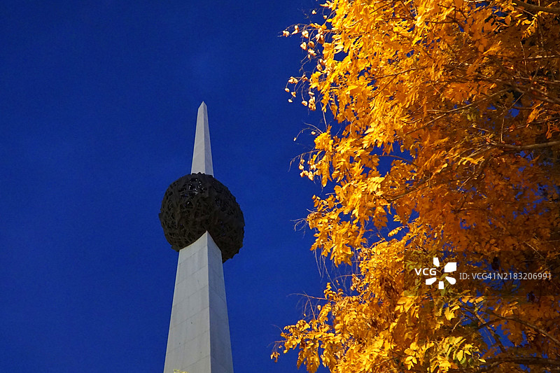 布加勒斯特的革命广场图片素材