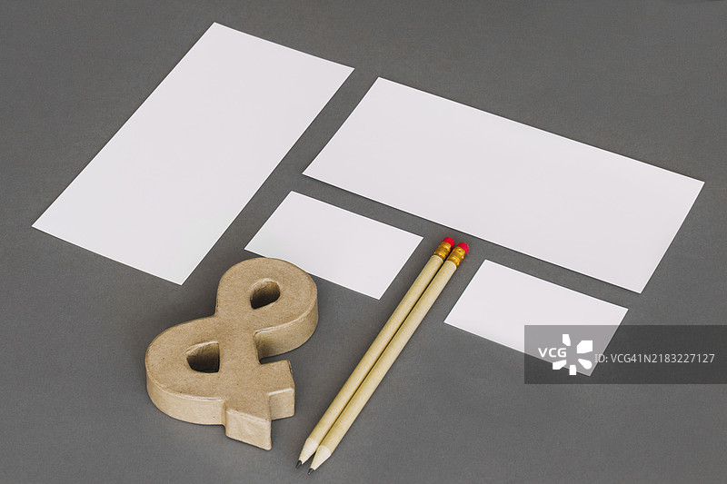 现代文具概念图片素材