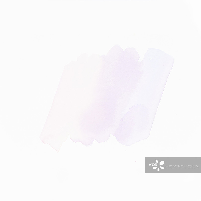 轻盈的液体色彩笔触，孤立在白色表面上图片素材