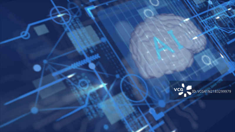 人工智能概念。图片素材