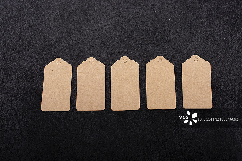 纸质价格标签，空白购物标签，价格标签横幅图片素材