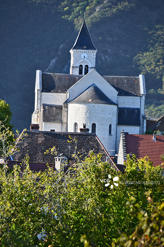 法国圣马丁德巴维尔村教堂图片素材