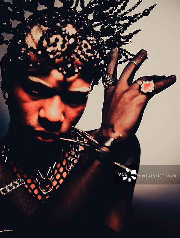 女歌手。图片素材