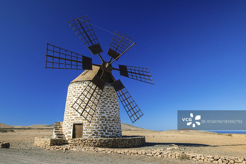 特菲亚，富埃特文图拉的磨坊图片素材