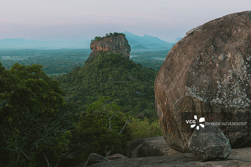 斯里兰卡的狮子岩图片素材