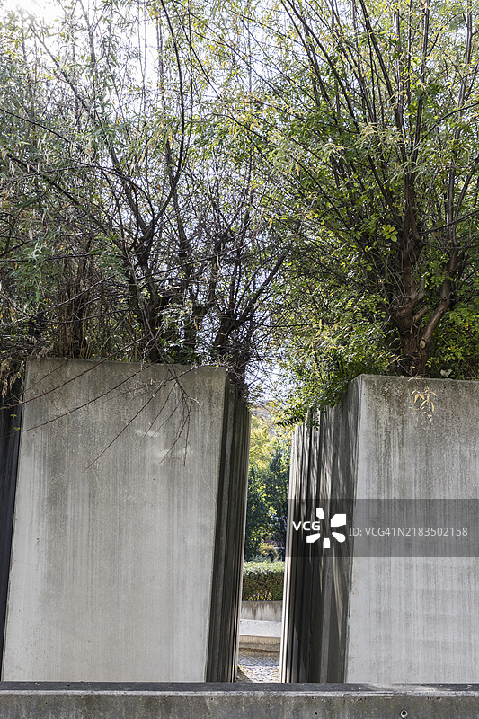 流亡花园，犹太博物馆，德国柏林。九月。图片素材