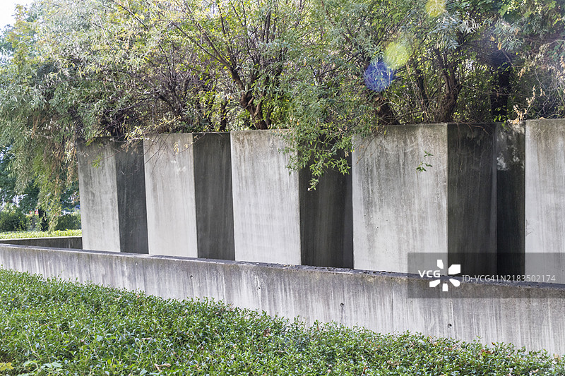 流亡花园，犹太博物馆，德国柏林。九月。图片素材