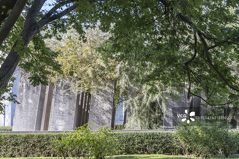 流亡花园，犹太博物馆，德国柏林。九月。图片素材