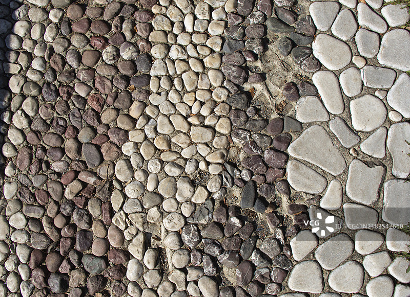 背景纹理由许多小卵石组成图片素材