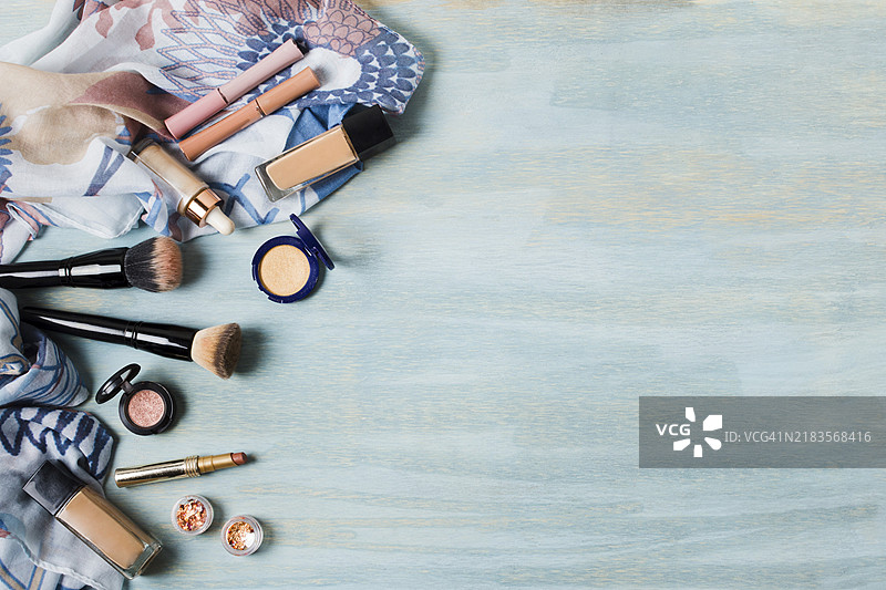 多样化的化妆基础刷图片素材