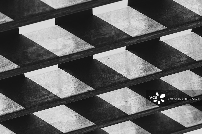 抽象工业钢梁图片素材