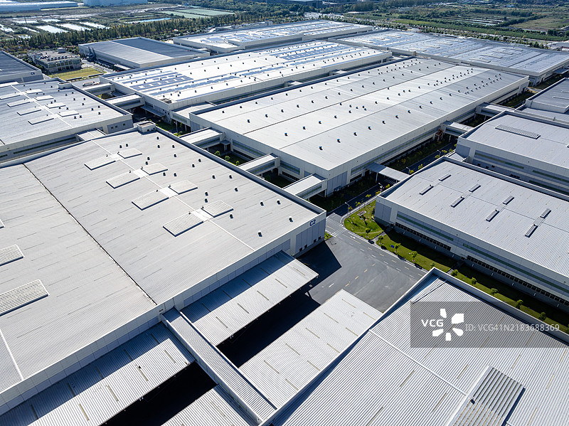 城市中的工厂建筑图片素材