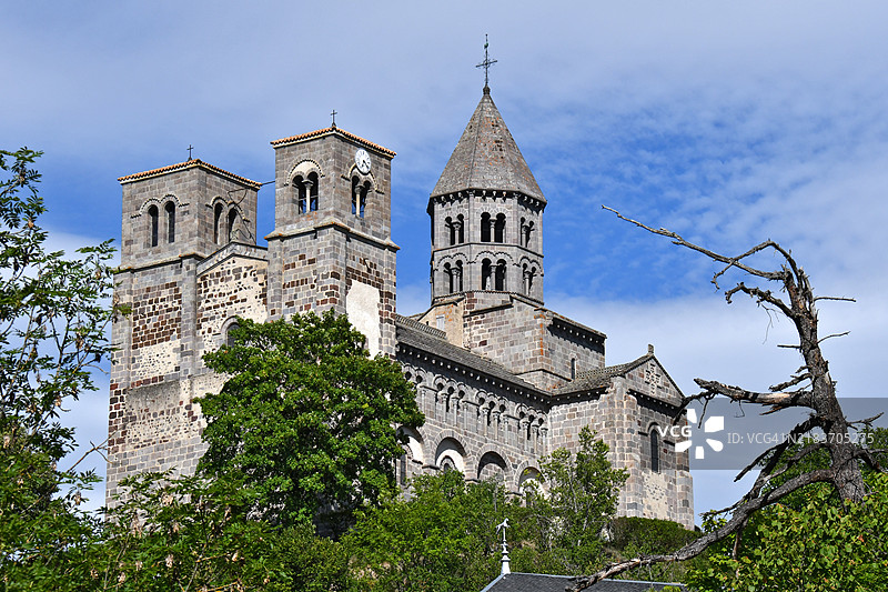 法国普伊-德-多姆的圣内克泰尔教堂图片素材