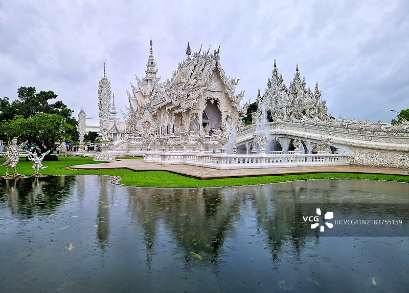 泰国清莱的白庙（Wat Rong Khun）图片素材