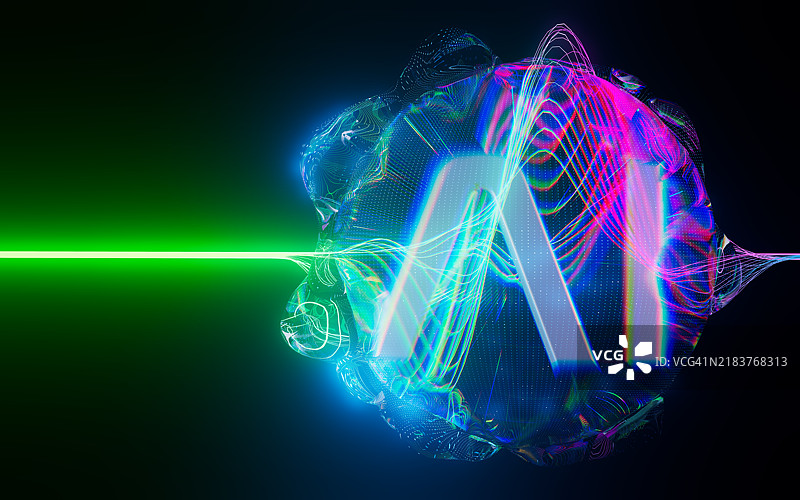 人工智能机器学习大型语言模型AI技术图片素材