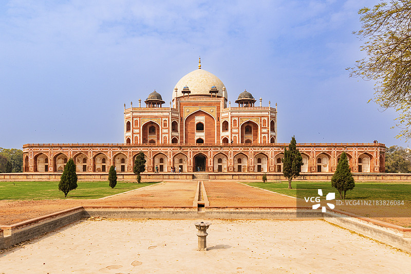 胡马雍陵，德里，印度图片素材