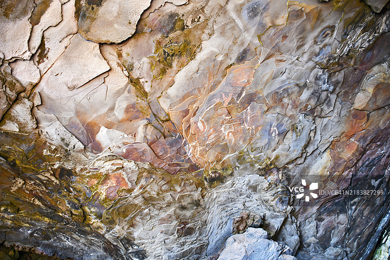 拉帕努伊（复活节岛，智利）的阿纳凯唐塔海洞图片素材