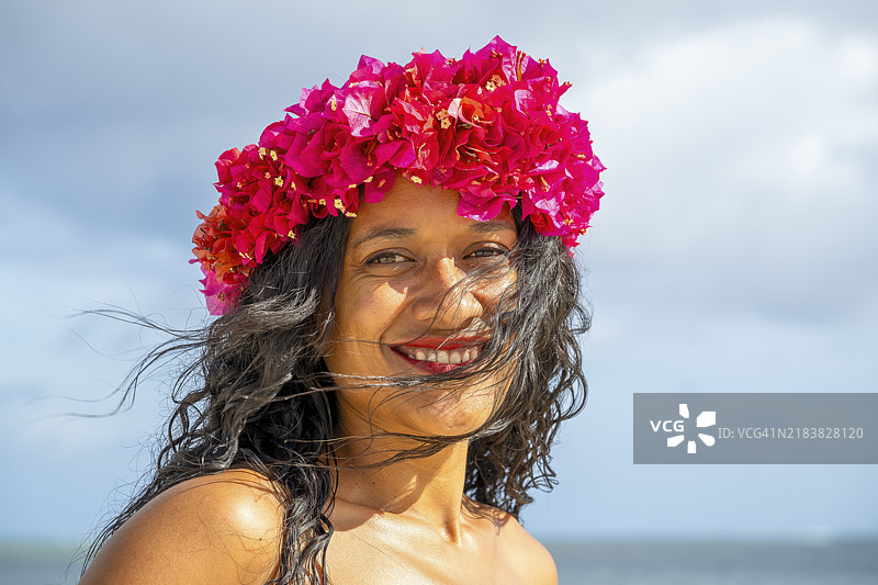 南太平洋的美丽，拉伊阿特亚，法属波利尼西亚，社会群岛，背风群岛，大洋洲图片素材