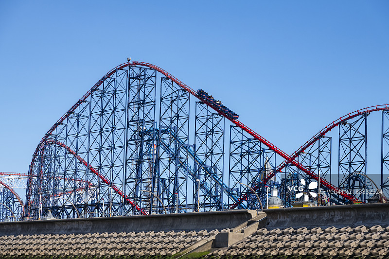 布莱克浦的“大型过山车”图片素材