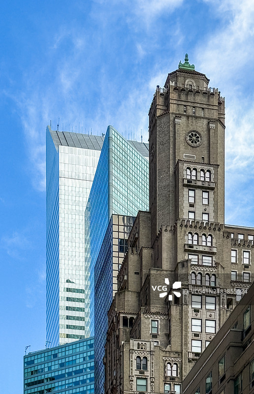 纽约的列克星敦大道大厦图片素材