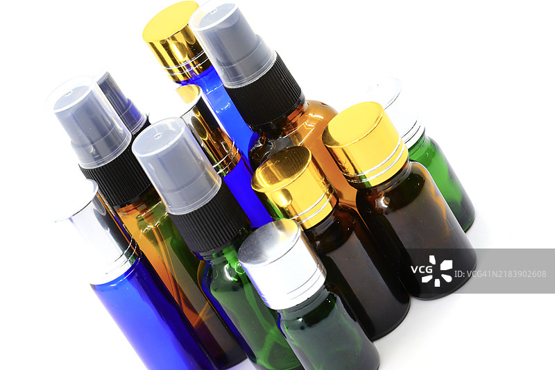 天然有机精油瓶图片素材