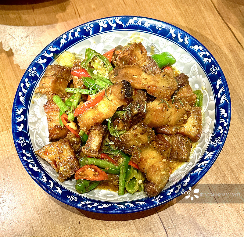 辣椒猪肉图片素材