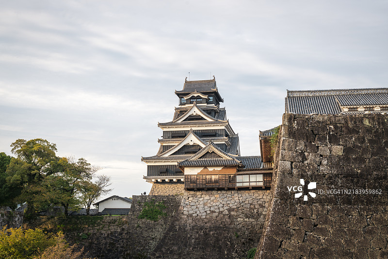 熊本城及其防御工事，日本图片素材