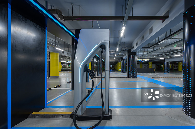 北京的车辆停车位图片素材