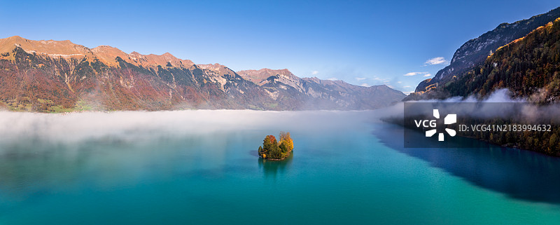 瑞士布里恩茨湖，欧洲图片素材