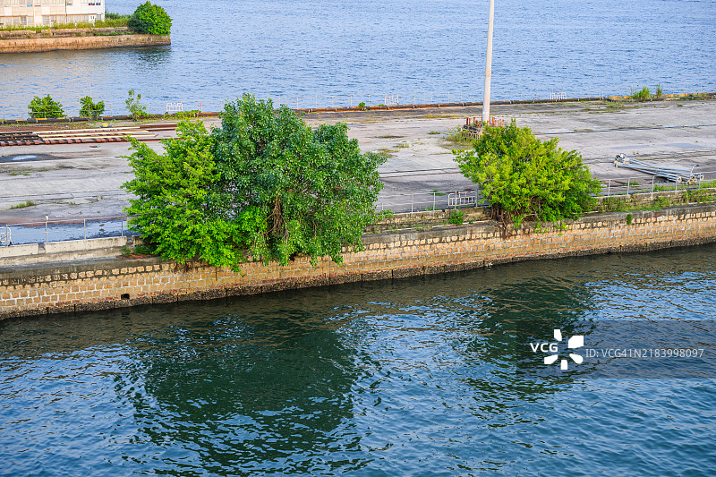 香港海边码头图片素材