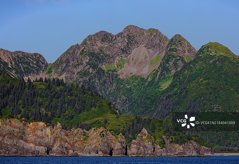 基奈峡湾的风景图片素材