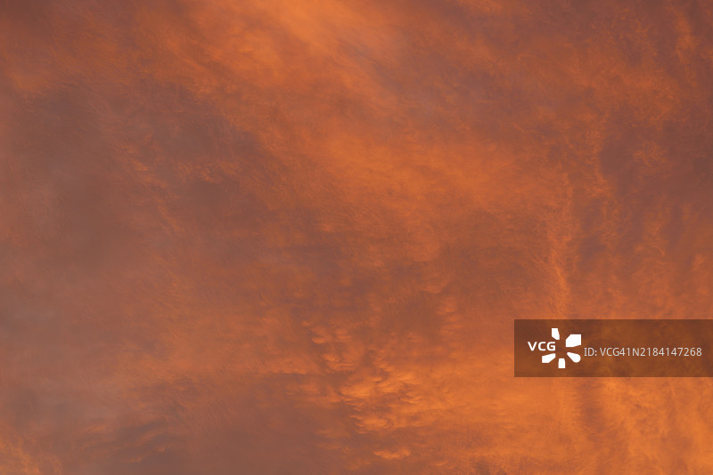 下午的橙色天空图片素材
