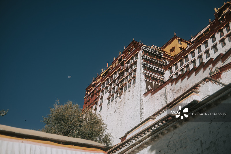 中国西藏自治区拉萨的布达拉宫图片素材