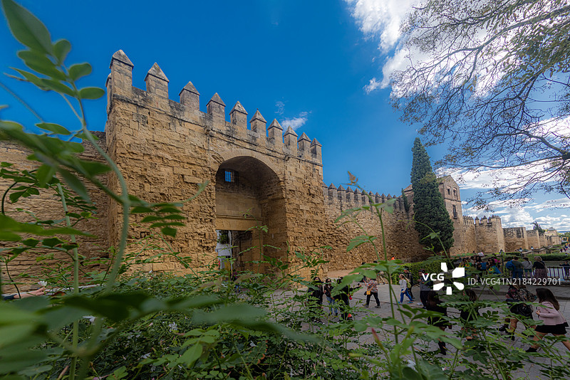 西班牙，科尔多瓦的街道和城市图像，历史质感。图片素材