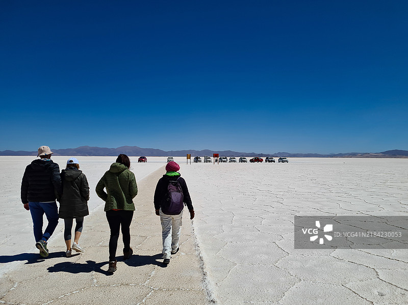 阿根廷北部的萨利纳斯大格兰德斯旅游区图片素材