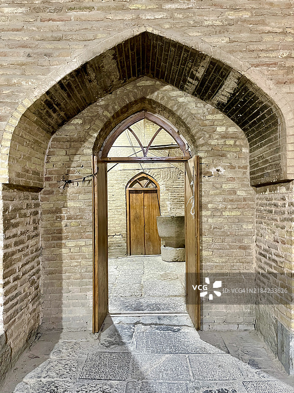 伊斯法罕的美丽古老清真寺，2022年2月2日图片素材