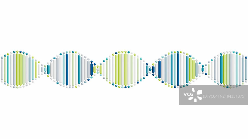 抽象的DNA三维图案图片素材