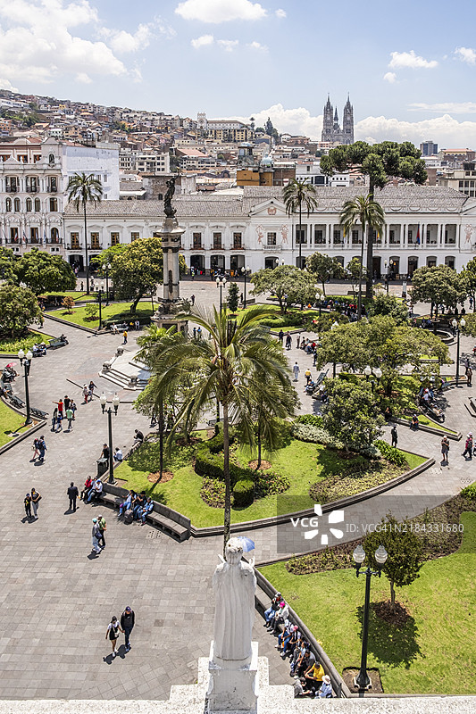 基多大广场，厄瓜多尔，南美洲图片素材
