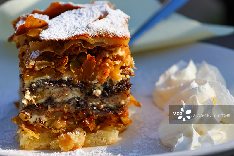 盘子里的食物特写图片素材